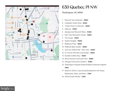 $1,050,000 | 630 Quebec Place Northwest, Washington, DC 20010