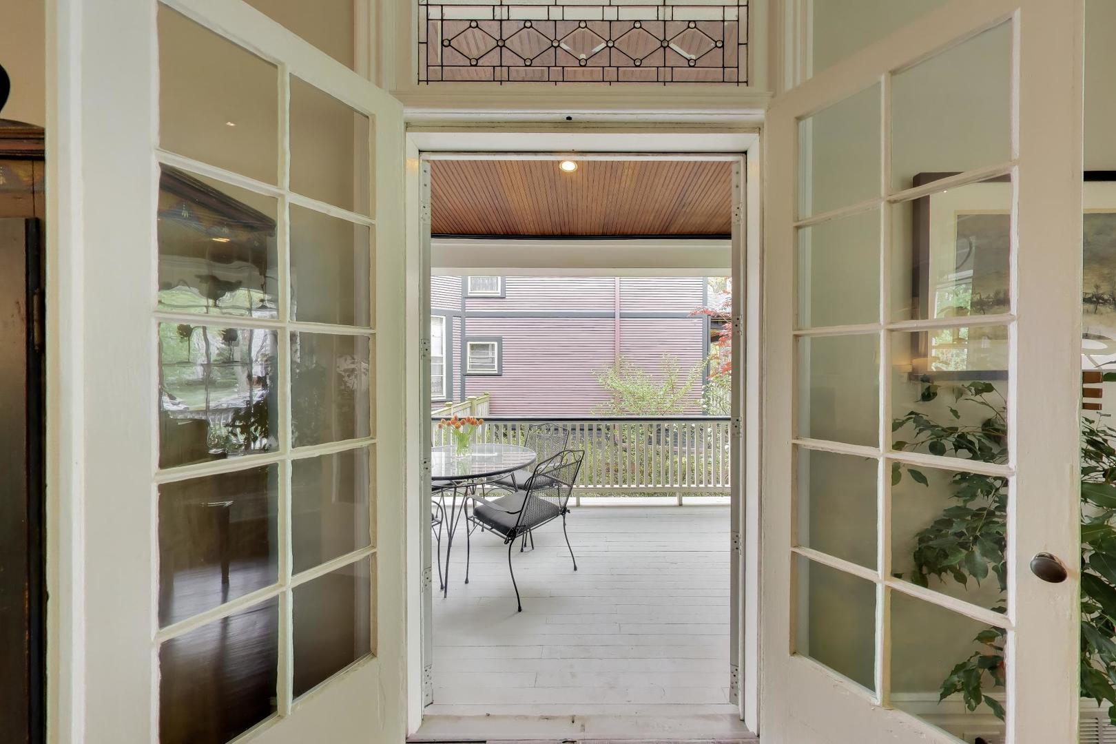 1235 Maple Avenue Evanston, IL 60202 - Photo 17 of 57 a view of dining room with wooden floor