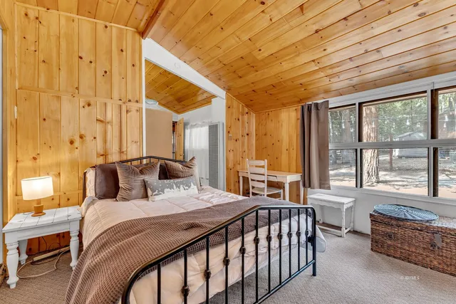 a view of a trees in front of a house