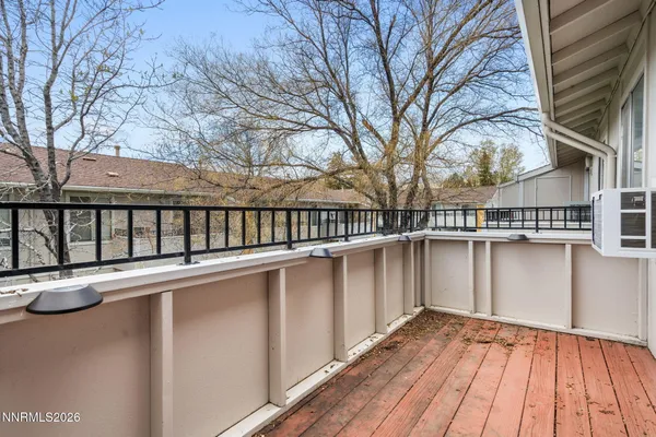a view of a roof deck