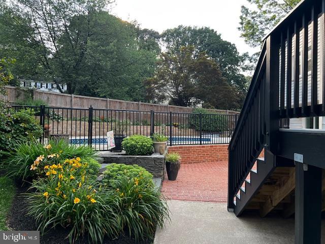 1247 Silver Run Drive Pasadena, MD 21122 - Photo 84 of 100 Stairs from Sunroom to patio