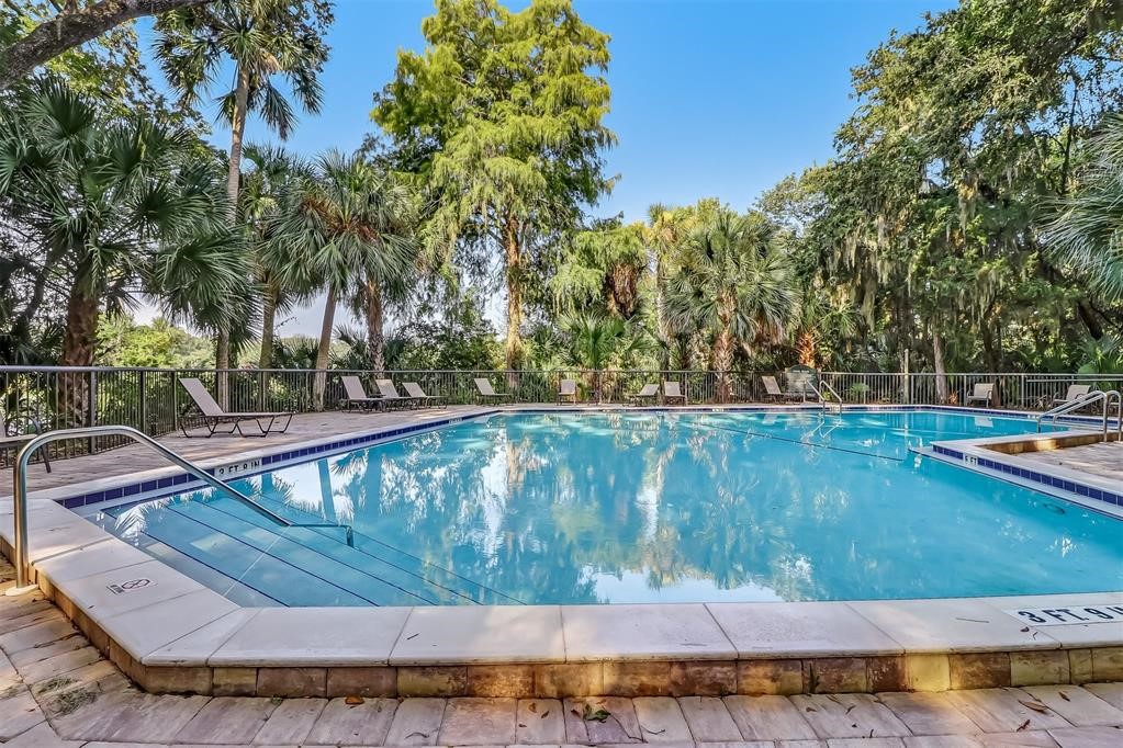 2004 Beachwood Road, Unit 2004 Fernandina Beach, FL 32034 - Photo 41 of 54 a view of a backyard with swimming pool