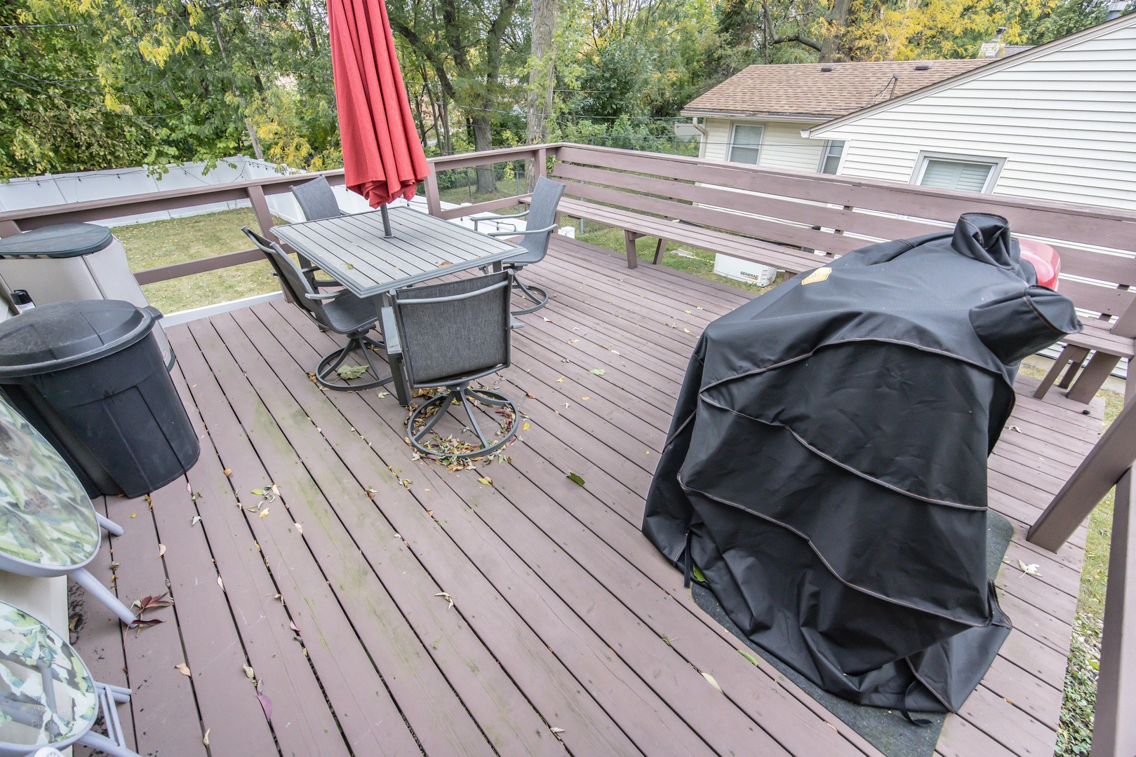 613 Westnedge Road Joliet, IL 60435 - Photo 12 of 33 a view of backyard with a table and chairs