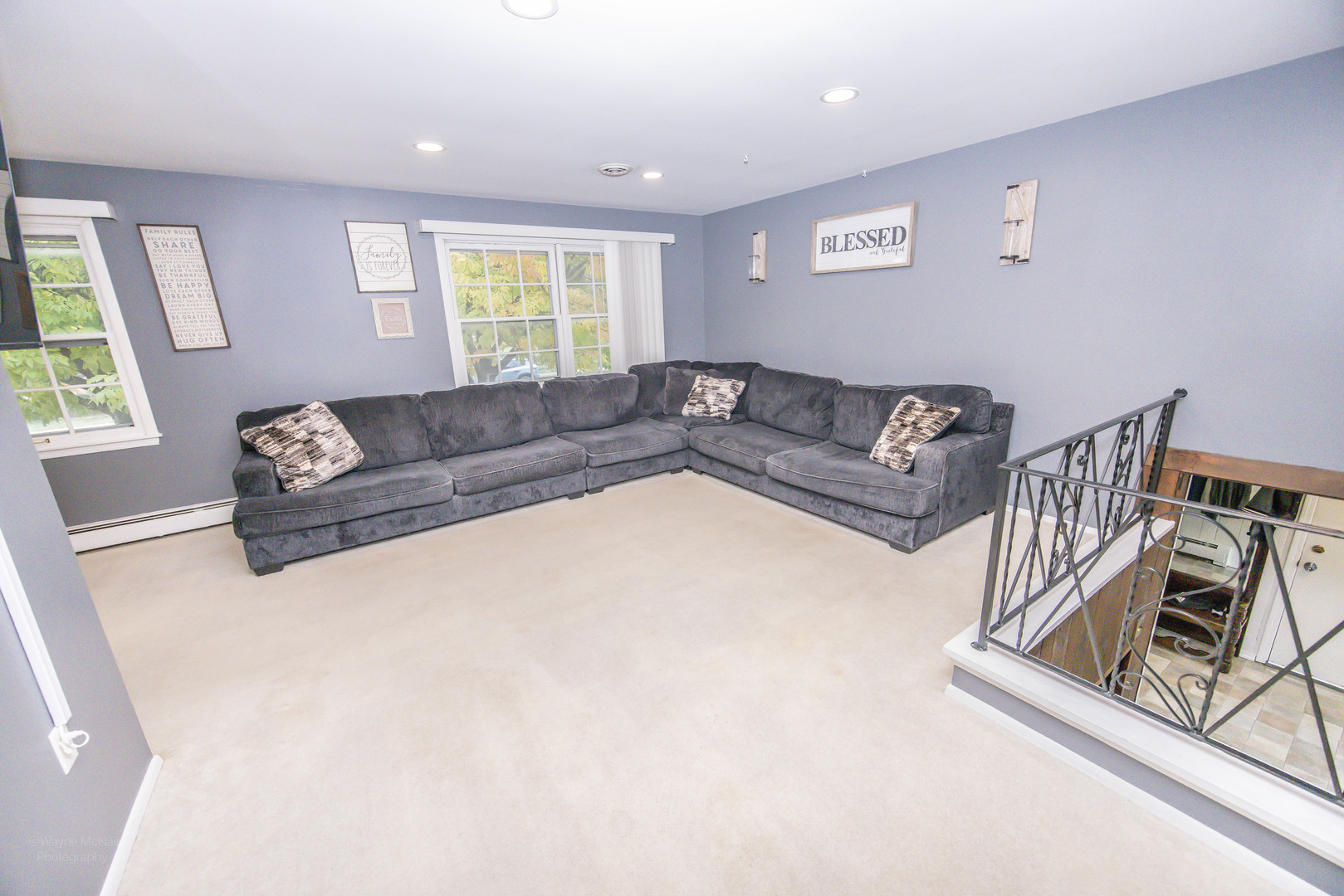 613 Westnedge Road Joliet, IL 60435 - Photo 6 of 33 a living room with furniture and a flat screen tv