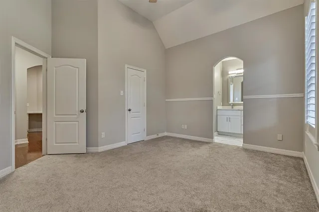 a view of an empty room