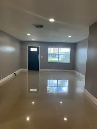 a view of livingroom and window