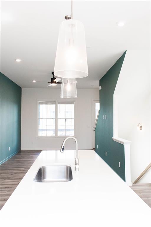 728 Perch Place Atlanta, GA 30312 - Photo 17 of 19 a kitchen with a sink and a window