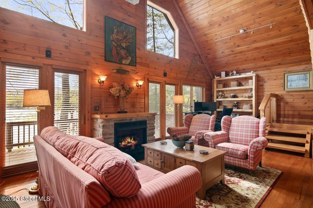 68 Clark Road Keeseville, NY 12944 - Photo 16 of 52 great room with propane fireplace
