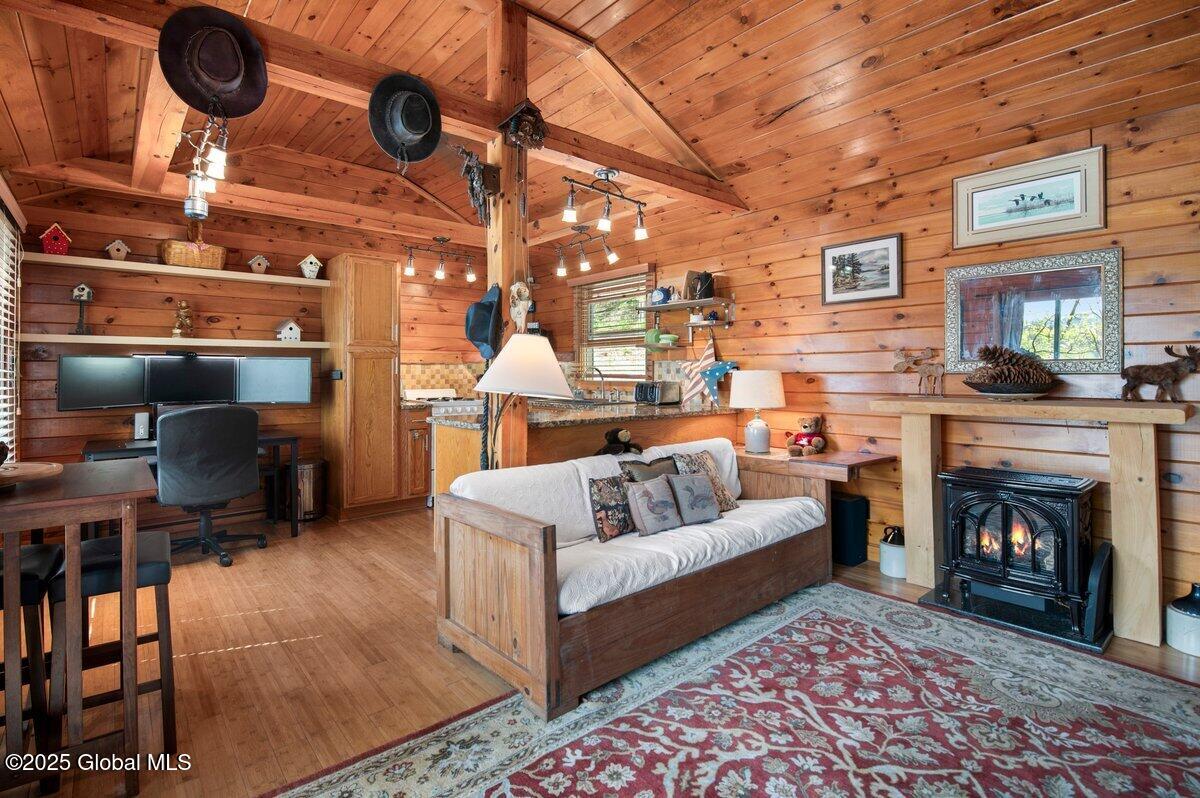 68 Clark Road Keeseville, NY 12944 - Photo 34 of 52 cozy living area/ kitchen in cottage