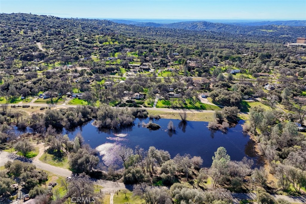 31729 Cherokee Road Coarsegold, CA 93614 - Photo 64 of 68 an aerial view of a houses with a yard and mountain view in back