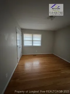 a view of an empty room