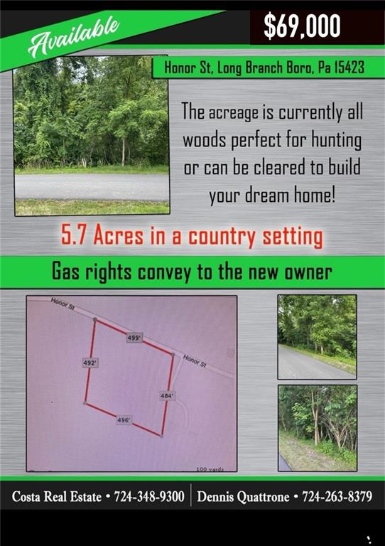 0 Honor Street Coal Center, PA 15423 - Photo 4 of 4 a view of a park with a bench