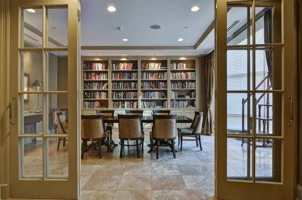 a view of a livingroom with furniture and window