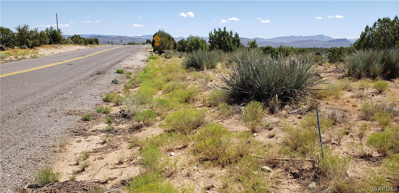 10002 East Blake Ranch Road, Unit 3 Kingman, AZ 86401 - Photo 42 of 42 a view of a dry yard with wooden fence