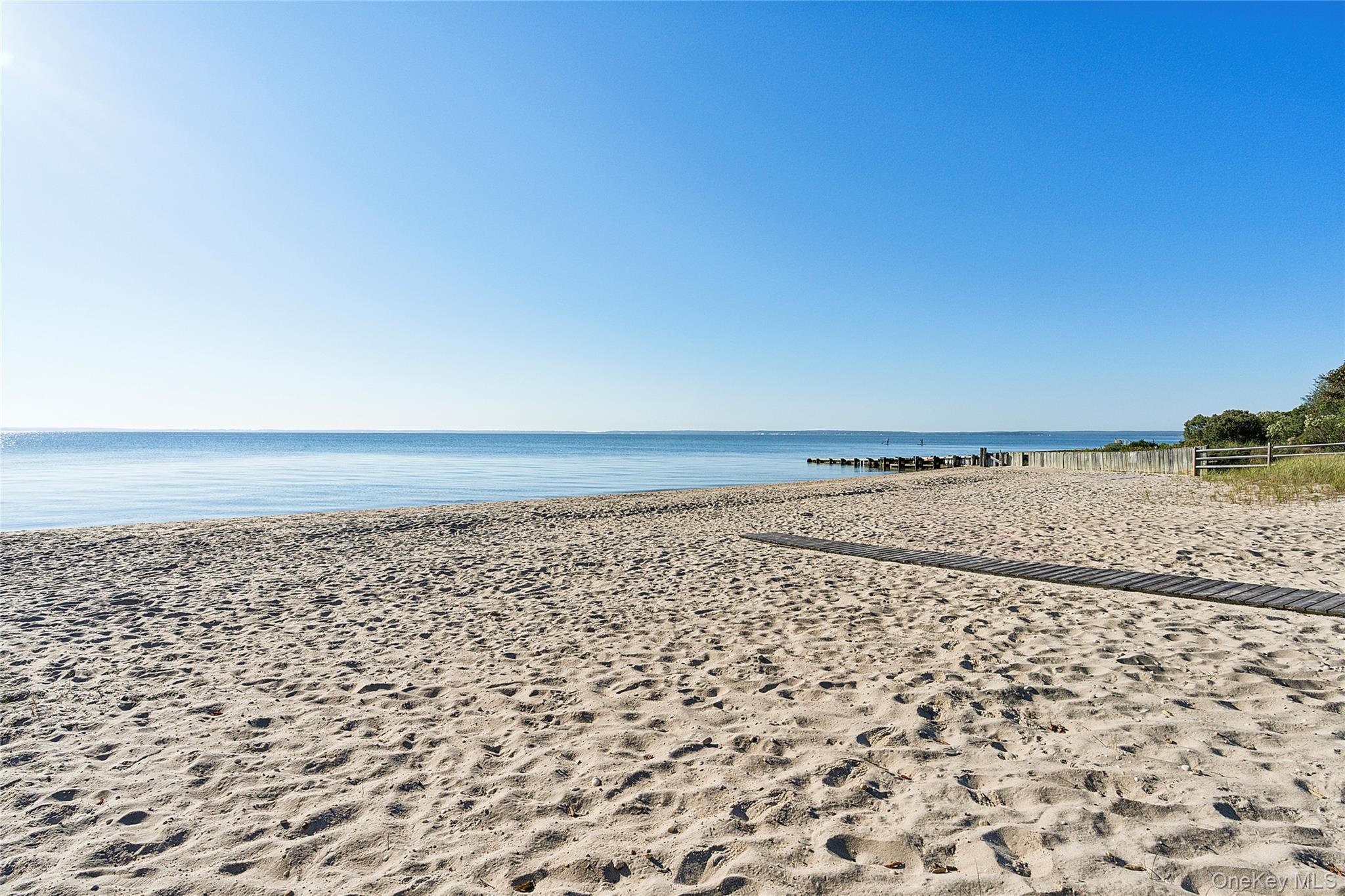 a view of an ocean beach