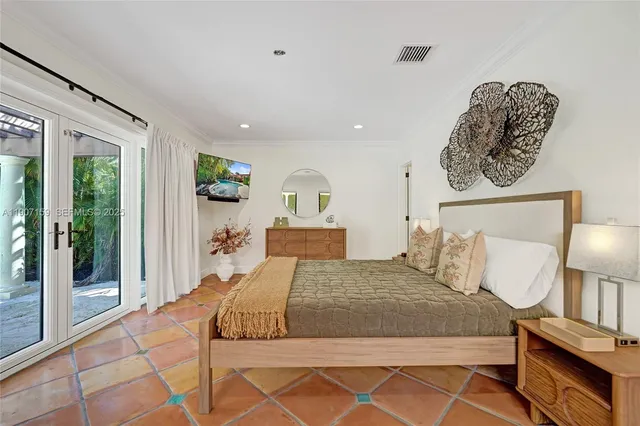 a spacious bathroom with a granite countertop sink a mirror and a bathtub next to a window