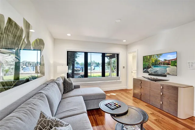 a workspace with furniture and a window