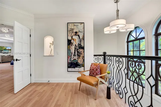 a view of a fountain with a fountain in a yard