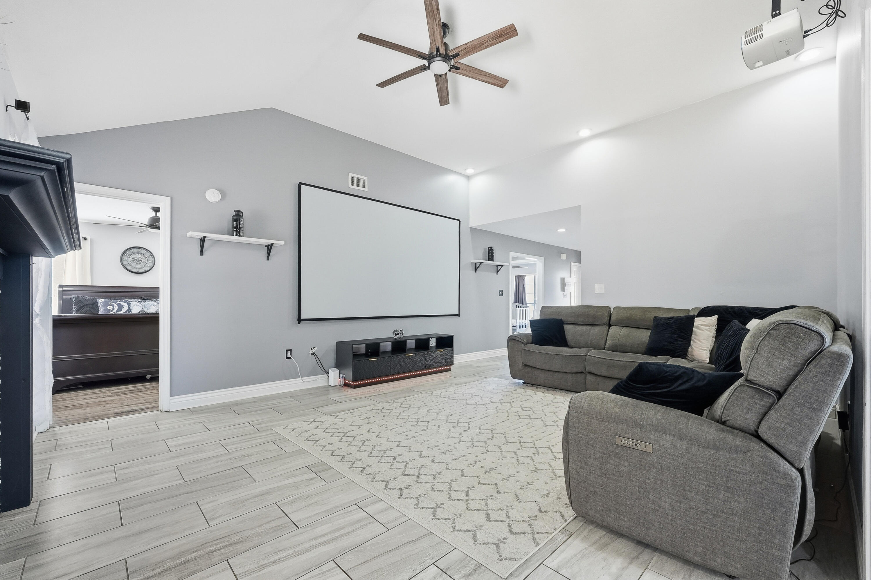 428 Sandy Ridge Circle Mary Esther, FL 32569 - Photo 11 of 44 a living room with furniture and a flat screen tv