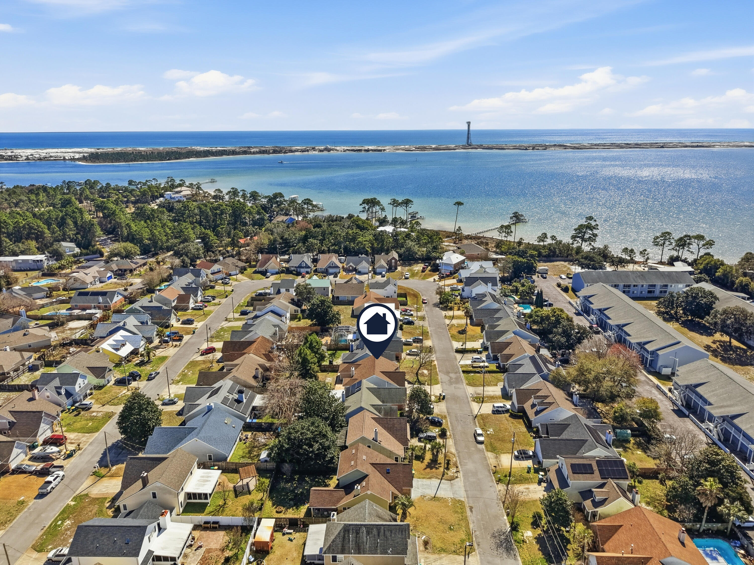 428 Sandy Ridge Circle Mary Esther, FL 32569 - Photo 4 of 44 an aerial view of a city