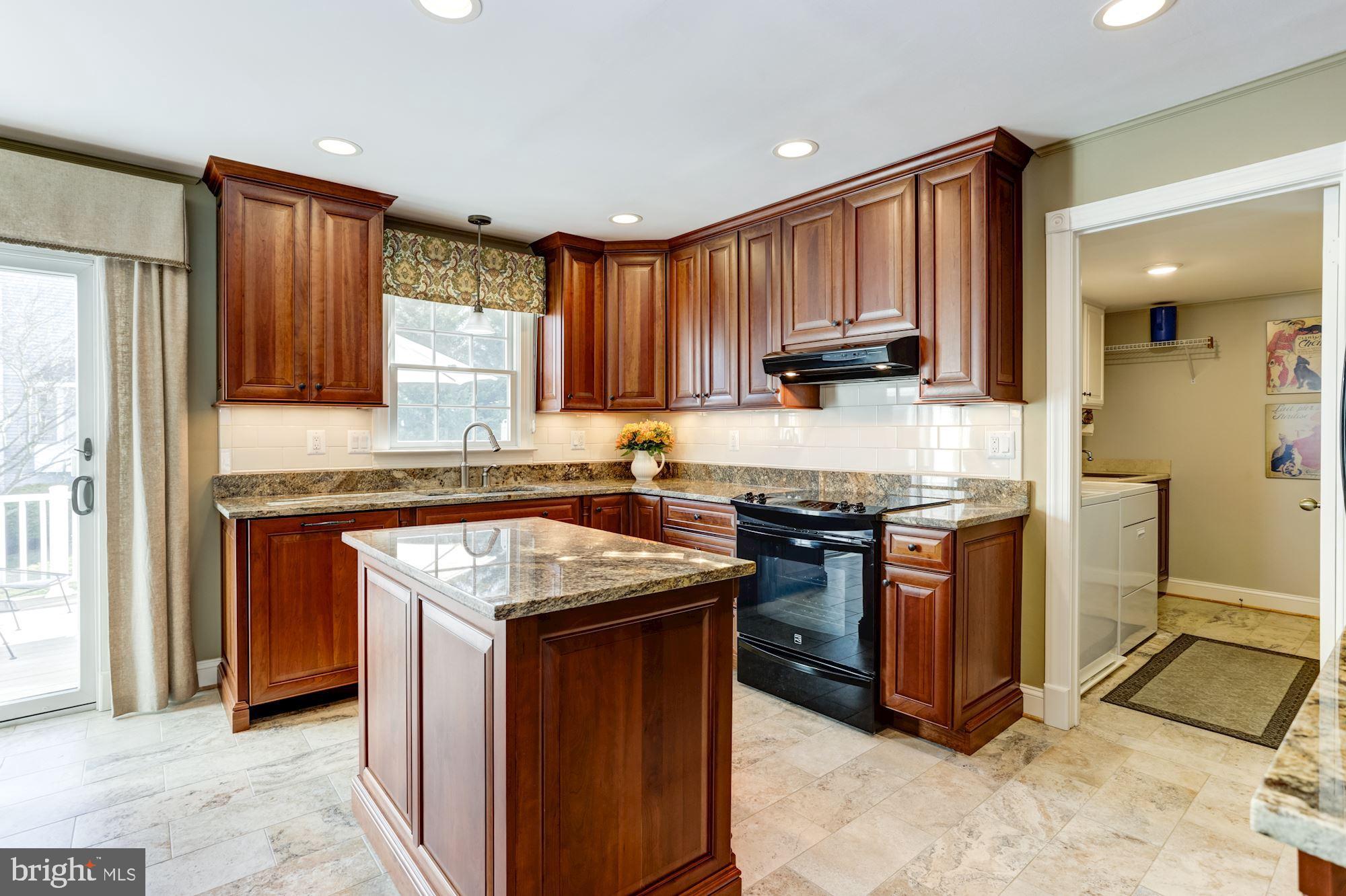 4926 Harrogate Road Ellicott City, MD 21043 - Photo 23 of 52 Kitchen w/Cherry Cabinets & Under Cabinet Lights,