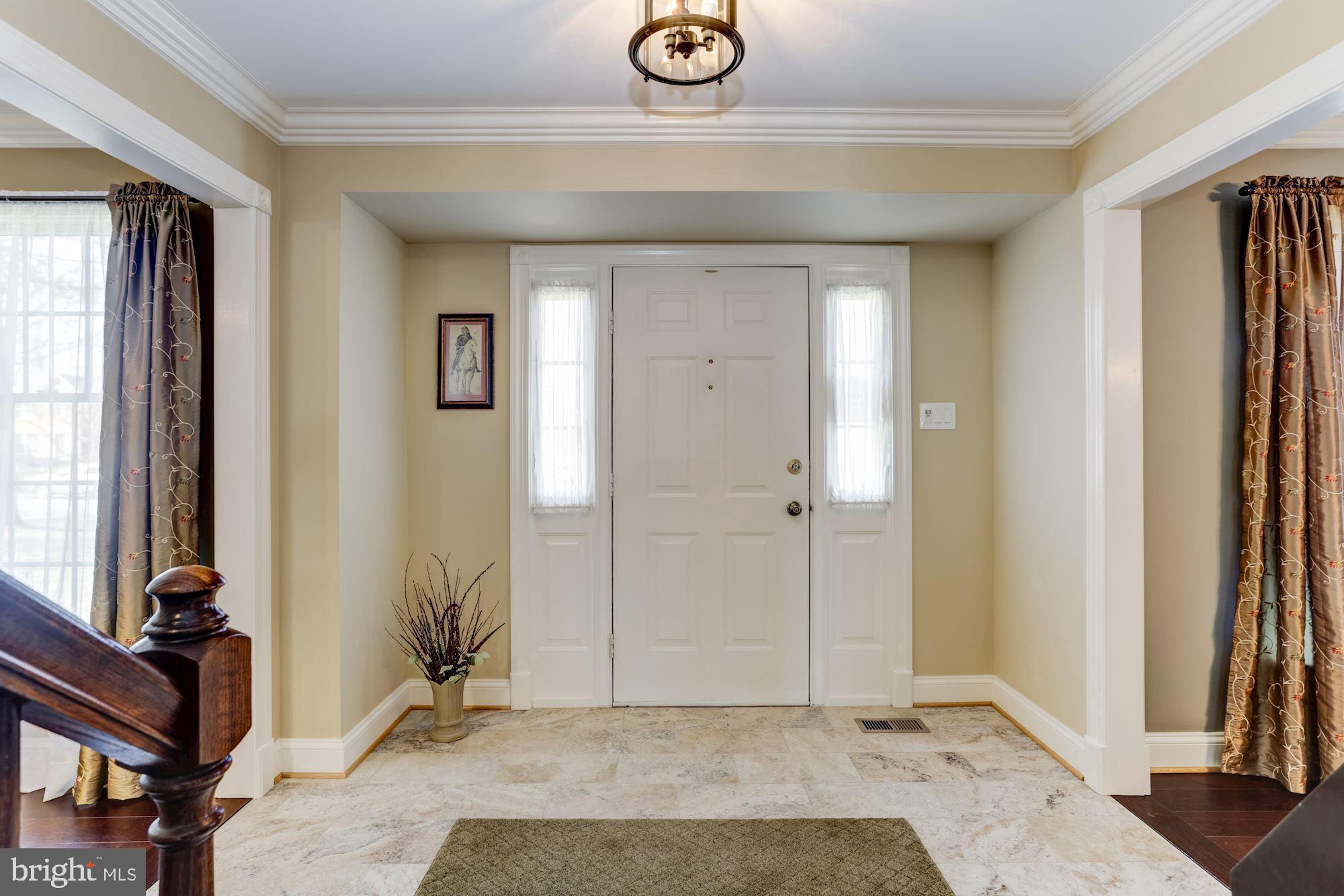 4926 Harrogate Road Ellicott City, MD 21043 - Photo 6 of 52 Entry Foyer with Porcelain Tile Floors