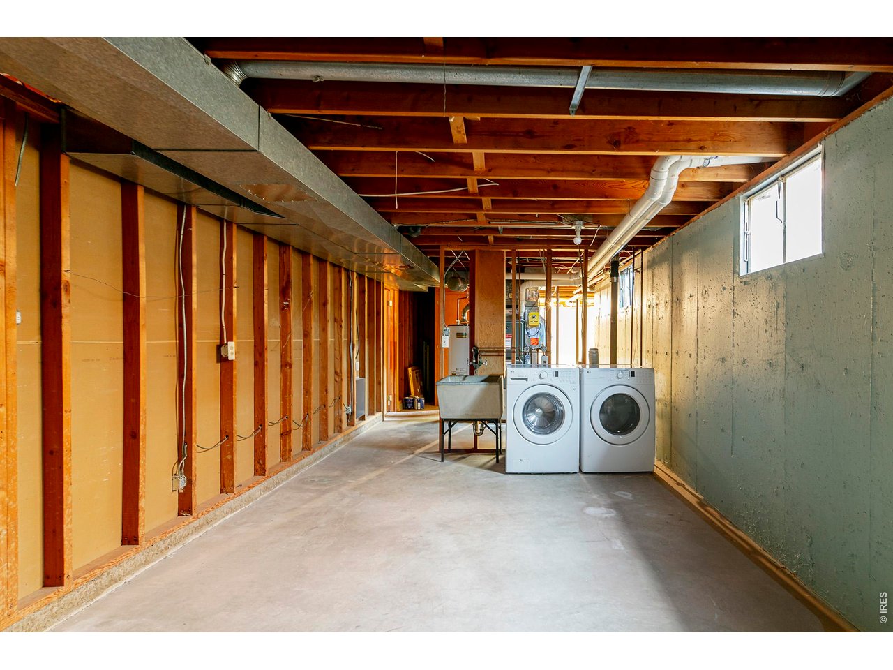2410 Grape Avenue Boulder, CO 80304 - Photo 45 of 50 Laundry area in basement - rough in plumbing for future bathroom