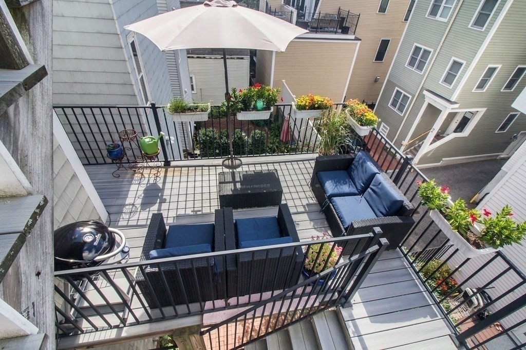 32 Mead Boston Ma, Unit 2 Boston, MA 02129 - Photo 18 of 21 a view of balcony and patio