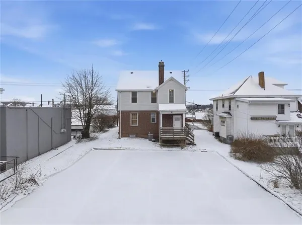a view of a house with a patio