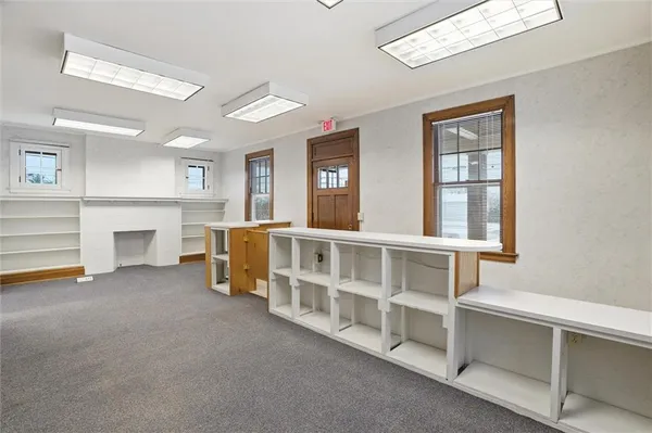 a view of an empty room with window