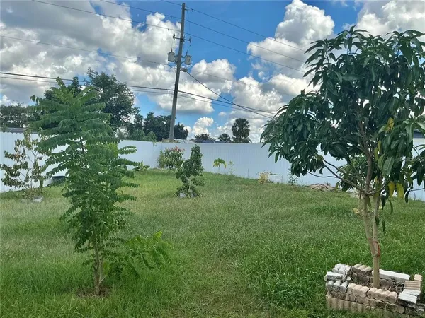 a view of a green field