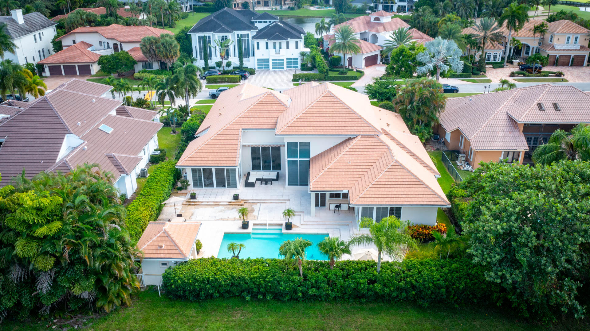 7207 Valencia Drive Boca Raton, FL 33433 - Photo 40 of 50 Back Aerial