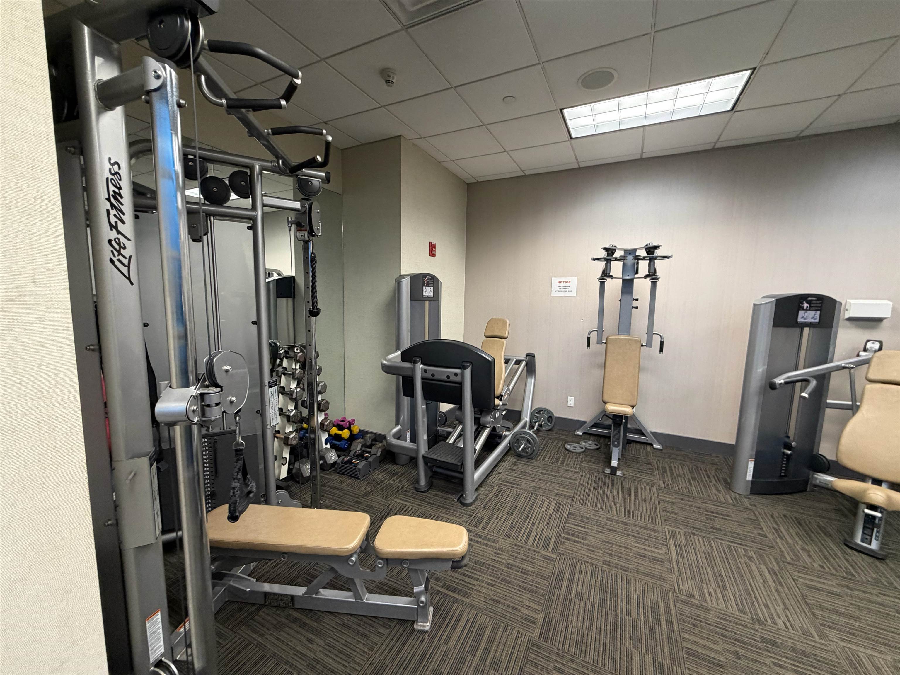 8125 River Road, Unit 3C North Bergen, NJ 07047 - Photo 21 of 24 a view of a room with gym equipment