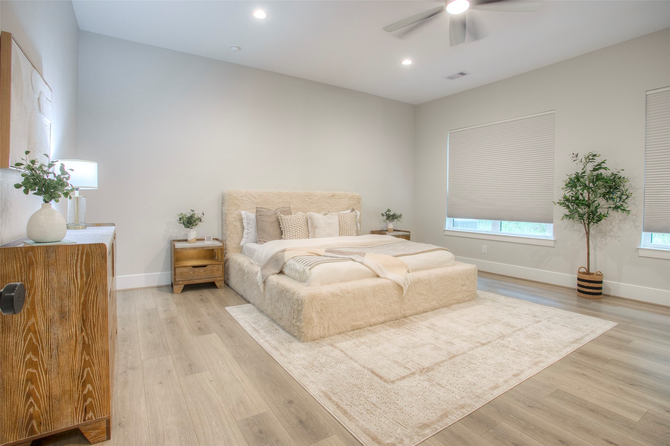12915 Oak Barrel Road Willis, TX 77378 - Photo 28 of 46 This lovely room is perfect for a MIL suite. It's large enough for a sitting area, has a walk in closet and en suite bath. Even has it's own door to the screened in porch.