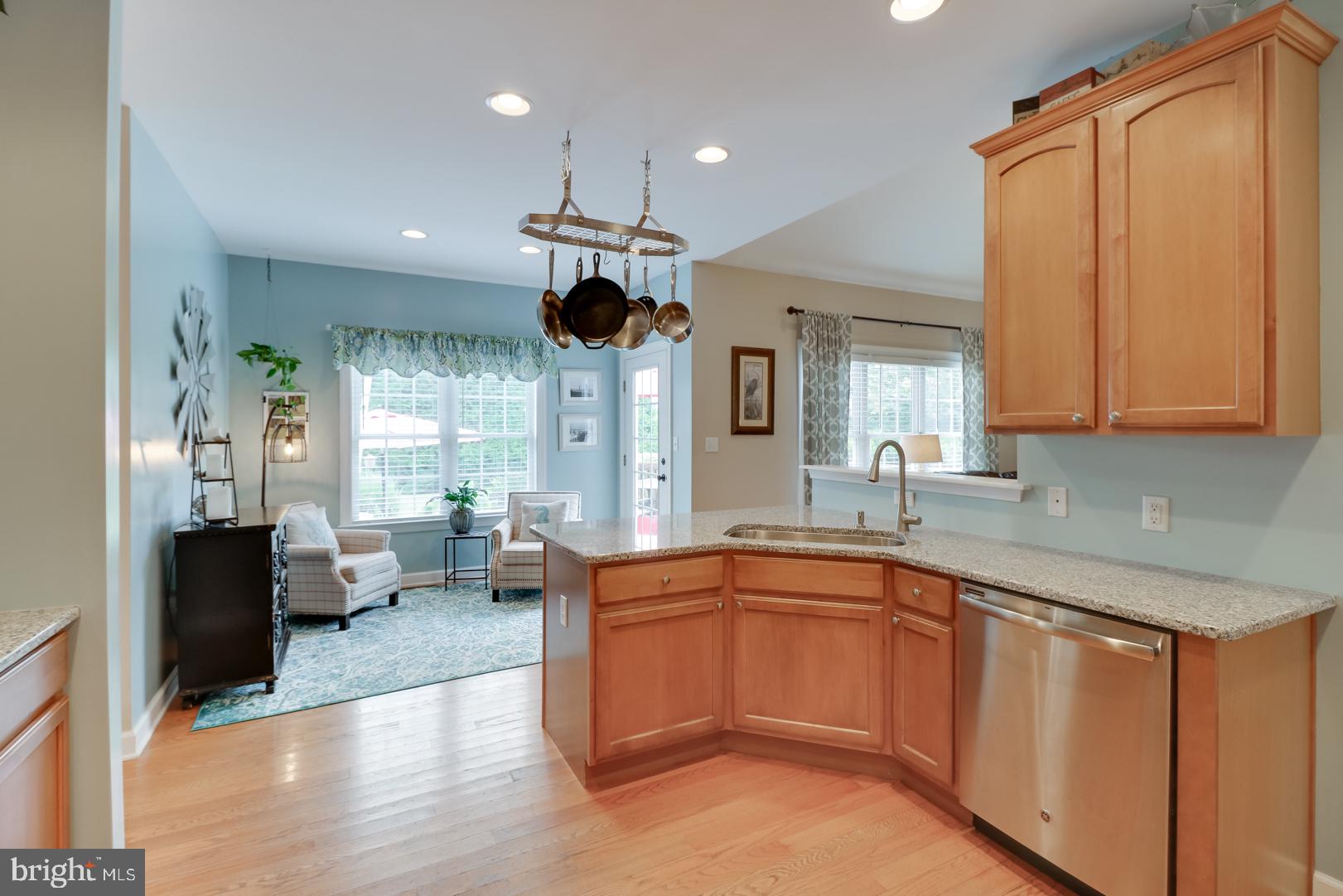 17726 Preakness Road Milton, DE 19968 - Photo 11 of 35 open kitchen to the family room and breakfast room