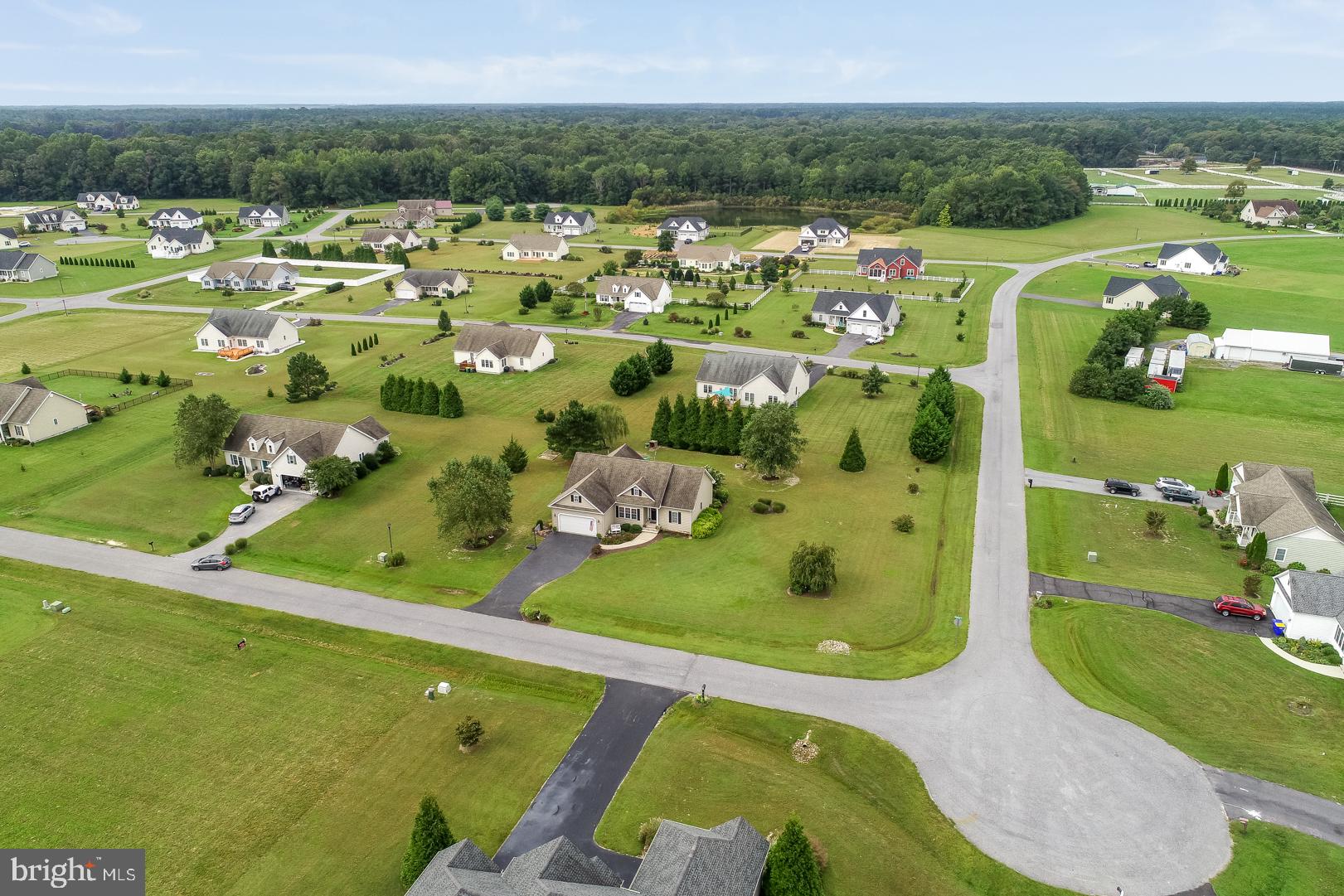 17726 Preakness Road Milton, DE 19968 - Photo 35 of 35 Aerial of culdesac