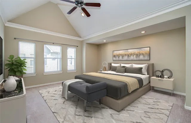 a bathroom with a granite countertop sink a toilet and shower