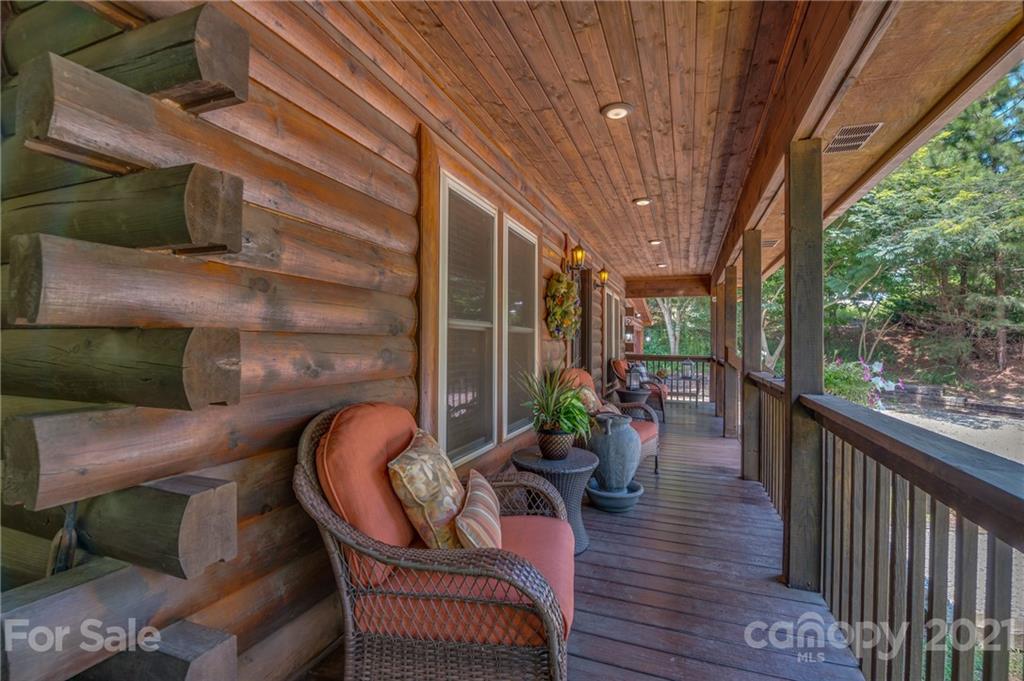 968 Cross Ridge Drive Rutherfordton, NC 28139 - Photo 23 of 39 a view of a porch with furniture and garden