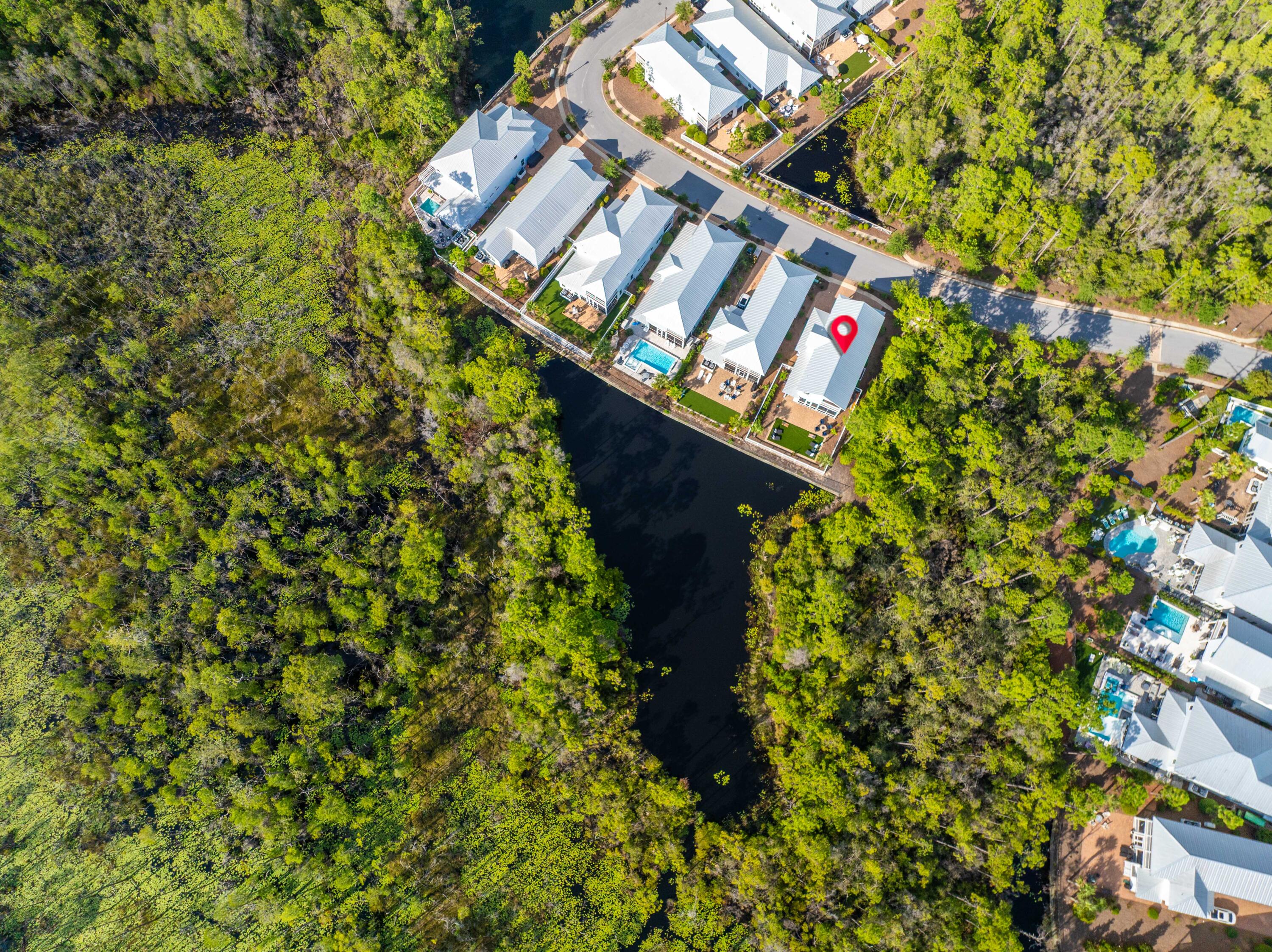 197 Prairie Pass Santa Rosa Beach, FL 32459 - Photo 64 of 68 197 Prairie Pass Aerial Maarked-1