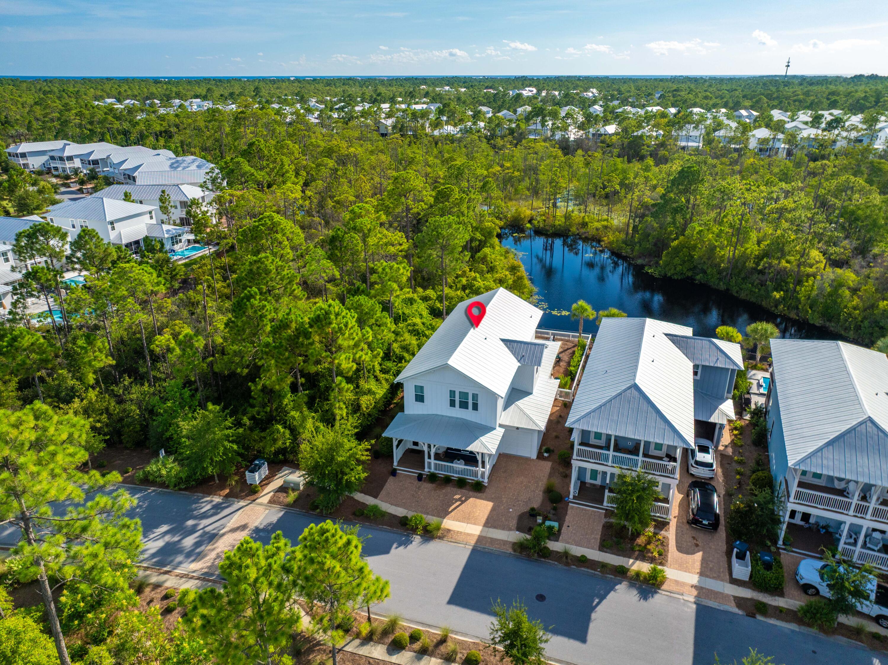 197 Prairie Pass Santa Rosa Beach, FL 32459 - Photo 65 of 68 197 Prairie Pass Aerial Maarked-13