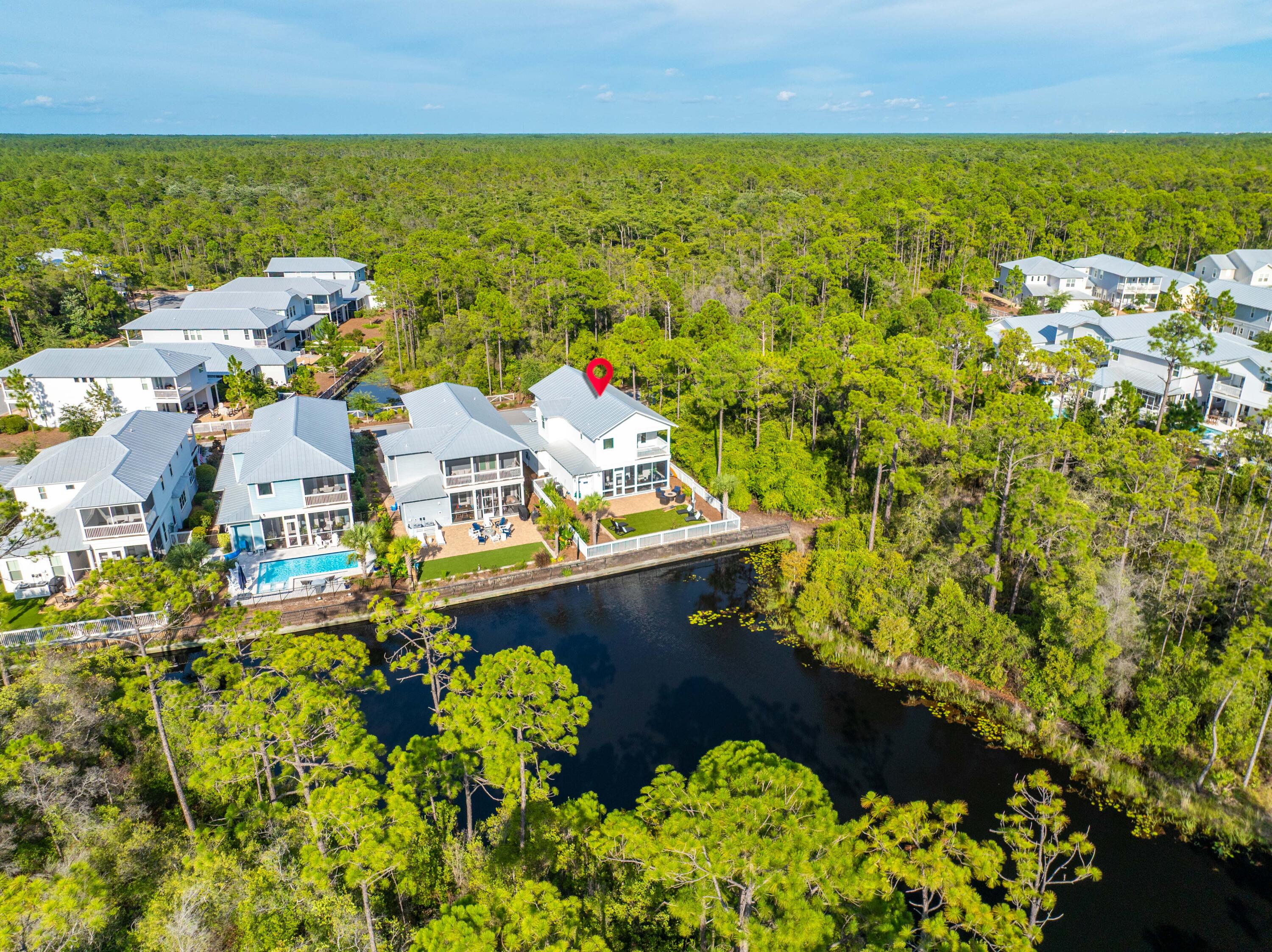 197 Prairie Pass Santa Rosa Beach, FL 32459 - Photo 66 of 68 197 Prairie Pass Aerial Maarked-14