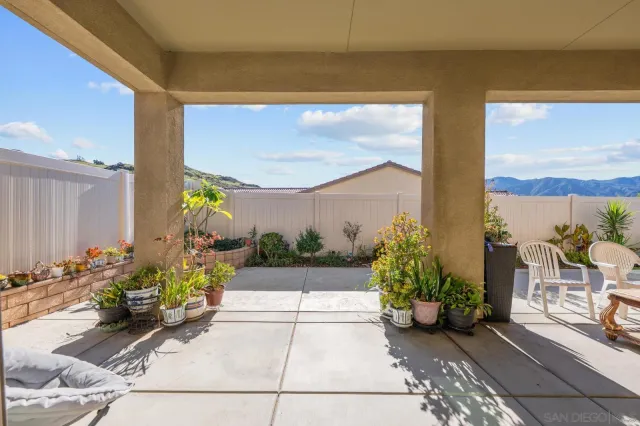 a view of swimming pool with a sitting space