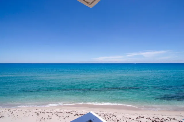 a view of an ocean beach