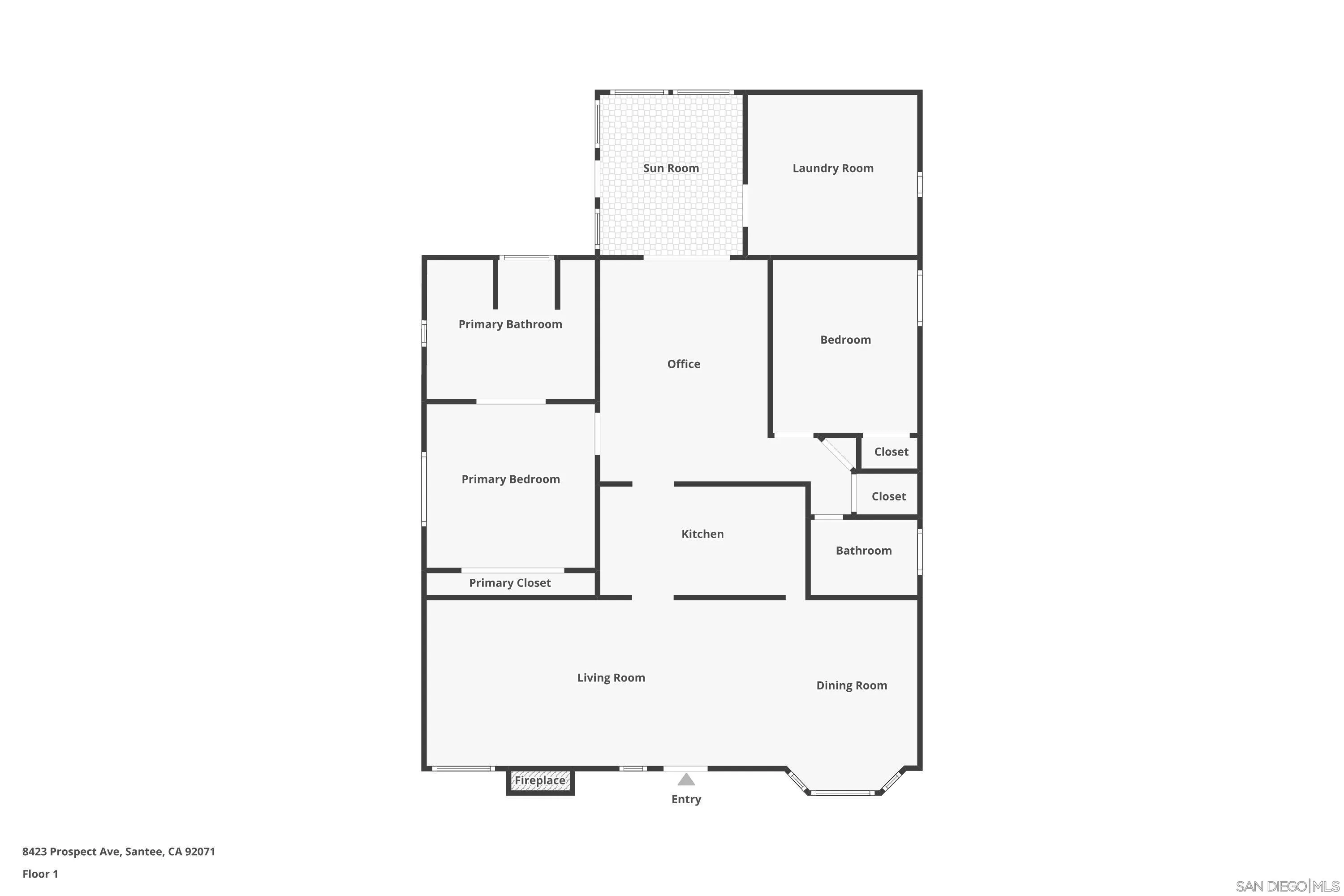 8423 Prospect Avenue Santee, CA 92071 - Photo 30 of 30 a picture of a floor plan