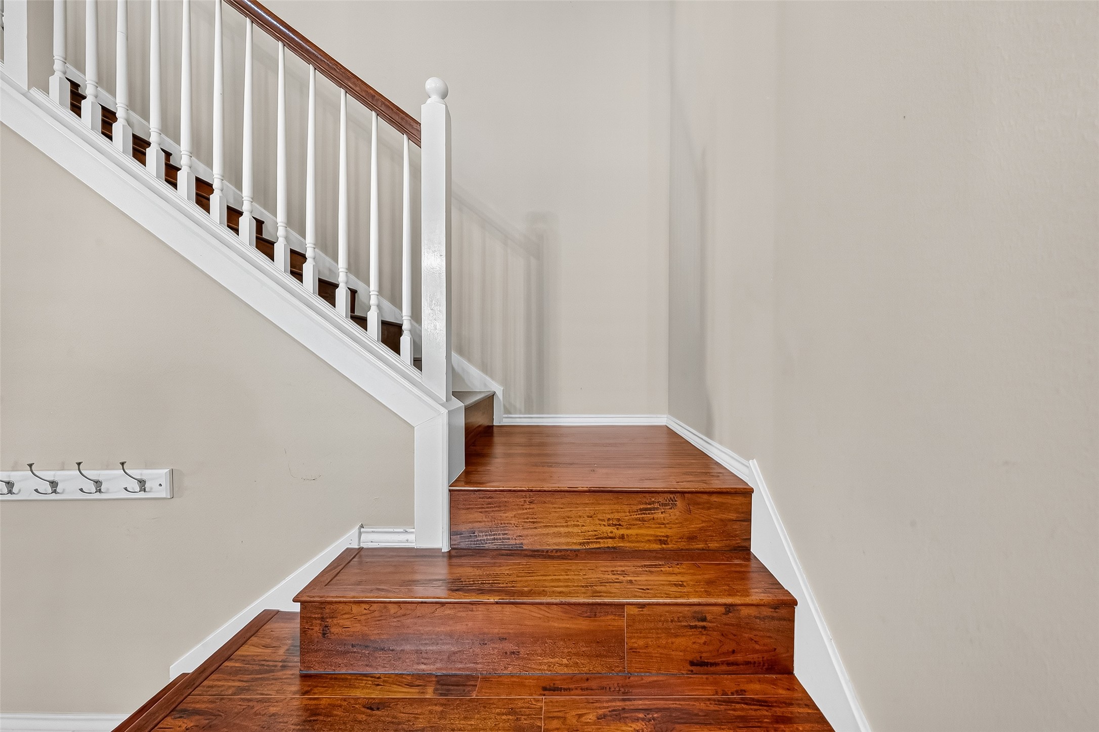 6019 Gablestone Lane Katy, TX 77450 - Photo 13 of 29 a view of entryway and hall with wooden floor