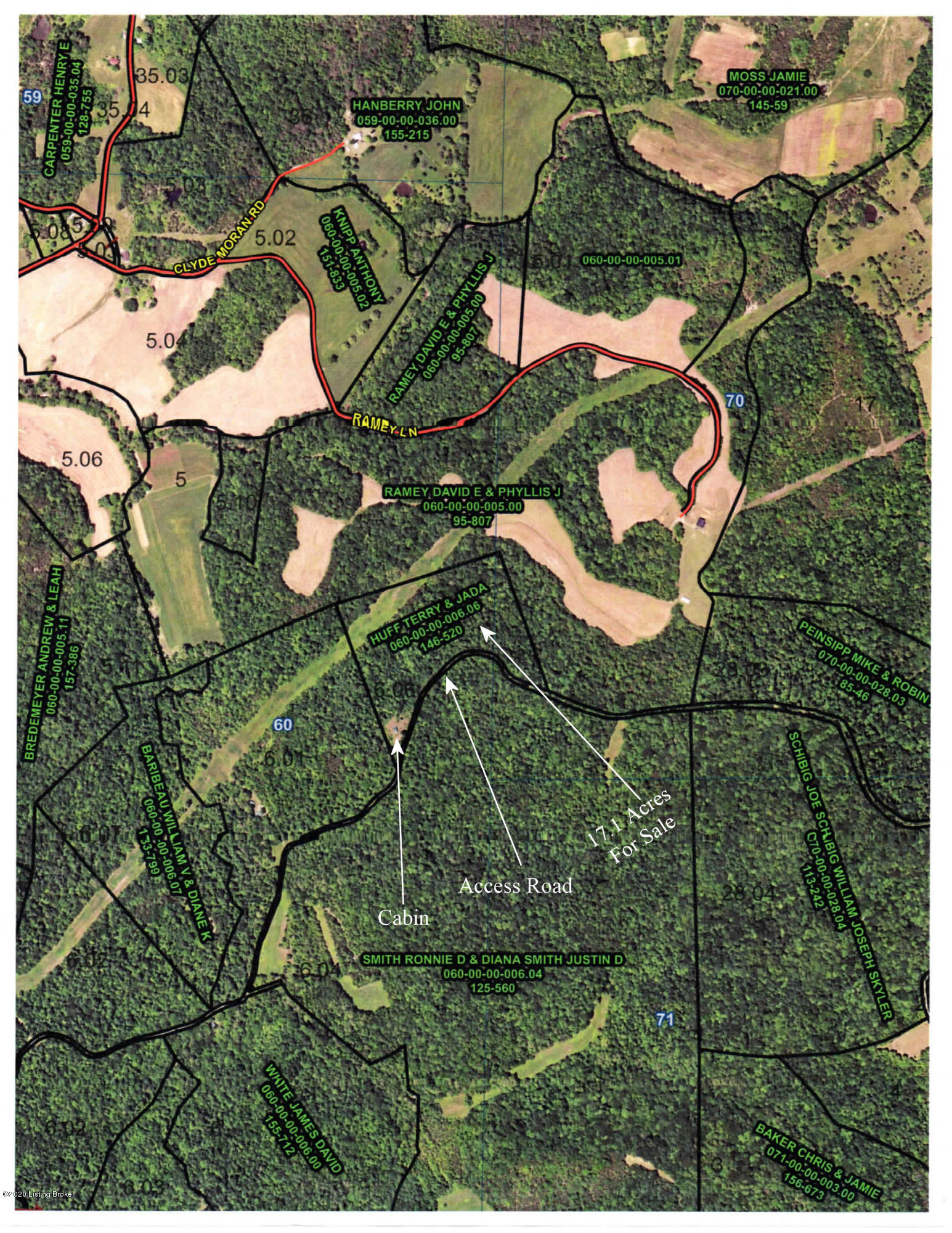 0 Alene Smith Road Edmonton, KY 42129 - Photo 11 of 14 0-AleneSmithRoad-PVA-Map
