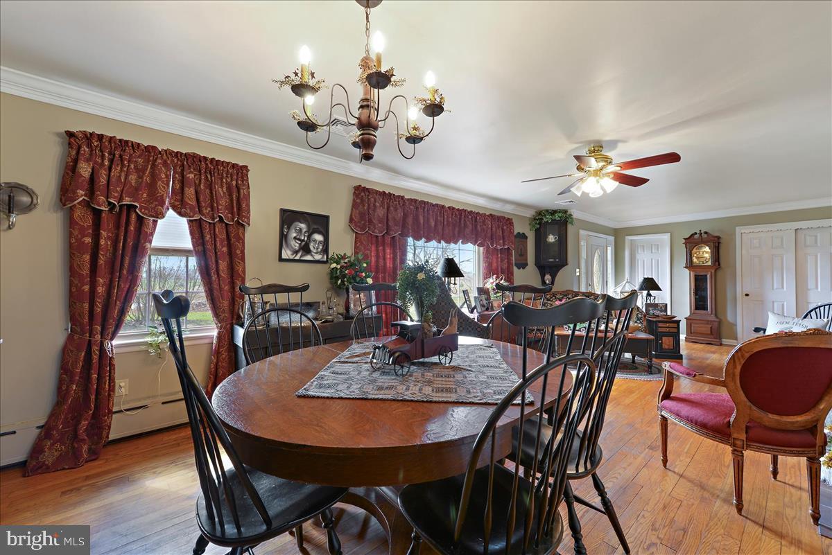 592 Nottingham Road Peach Bottom, PA 17563 - Photo 8 of 28 Dining Room- Hardwood Floors