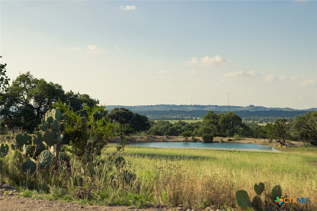 98.73 Acres Triple 3 Ranch Blanco, TX 78606 - Photo 19 of 24 a view of a lake with mountains in the background