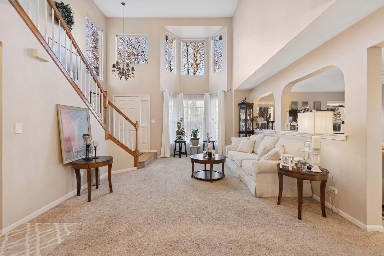 1301 Filly Lane Bartlett, IL 60103 - Photo 5 of 17 a living room with furniture and stairs