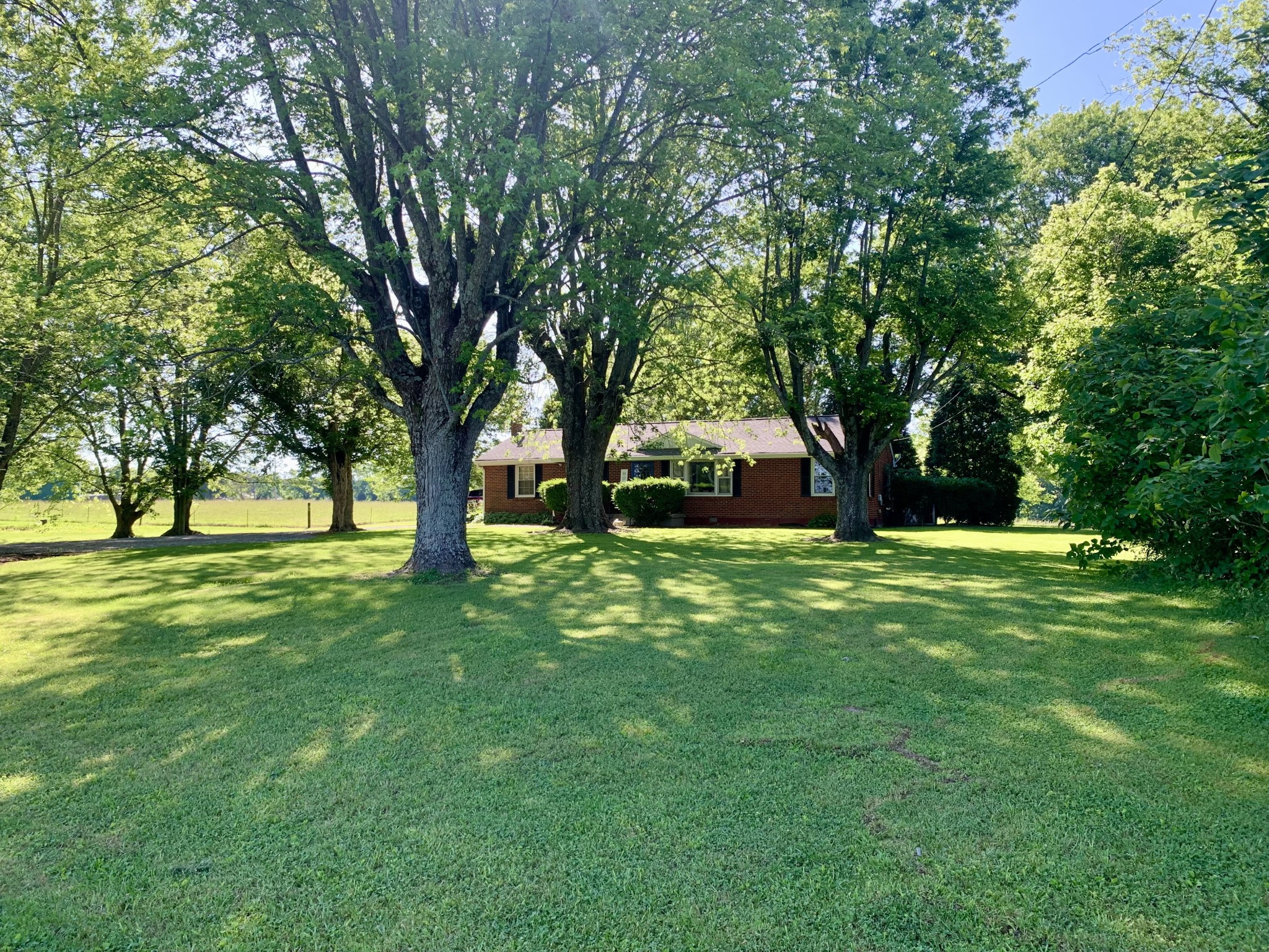212 Halltown Road Cottontown, TN 37048 - Photo 7 of 41 a view of outdoor space with green field and trees